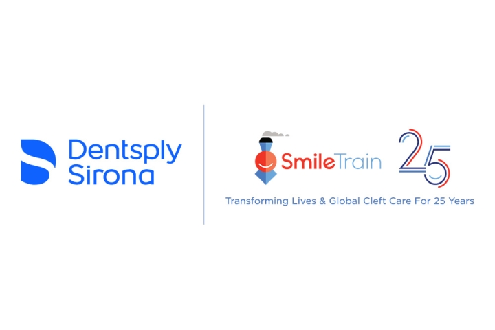 Dentsply Sirona and Smile Train 25th logos
